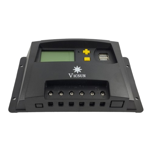NC12/24-30DU: CONTROLADOR DE CARGA 30A CON DISPLAY, C/USB