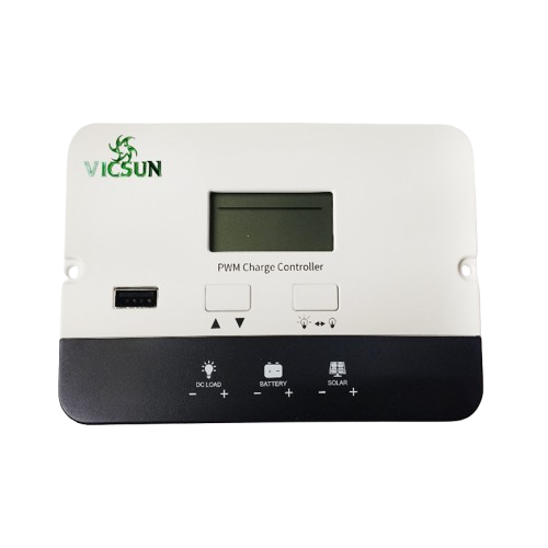 P2410C: CONTROLADOR DE CARGA 10A PWM 12/24V AUTO (PARA PARED)