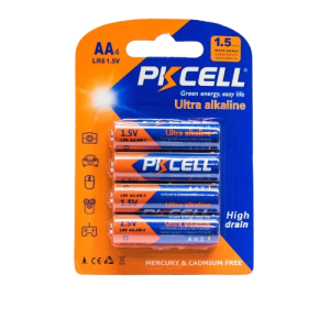 PKCELLL LR6-4B: 1.5V, BLISTER X 4 UN.