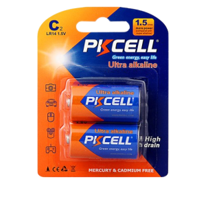 PKCELLL LR14-2B: 1.5V, BLISTER X 2 UN.