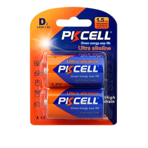 PKCELL LR20-2B: 1.5V , BLISTER X 2 UNID.